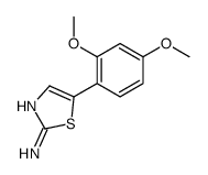 5-(2,4-dimethoxyphenyl)-1,3-thiazol-2-amine结构式