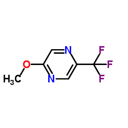 2-Methoxy-5-(trifluoromethyl)pyrazine结构式
