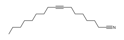 1-Cyano-7-hexadecin结构式