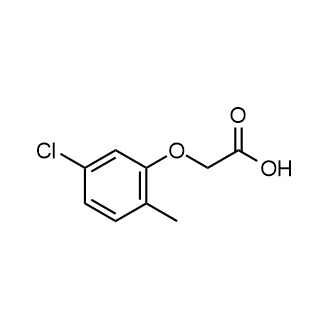 2-(5-氯-2-甲基苯氧基)乙酸结构式