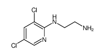 N1-(3,5-dichloropyridin-2-yl)ethane-1,2-diamine结构式