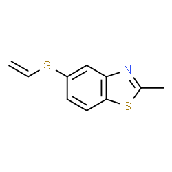 Benzothiazole, 5-(ethenylthio)-2-methyl- (9CI) structure