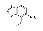 6-Benzothiazolamine,7-methoxy-(9CI)结构式