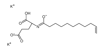 dipotassium,(2S)-2-(undec-10-enoylamino)pentanedioate结构式