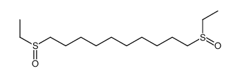 1,10-Bis(ethylsulfinyl)decane Structure