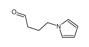 1H-Pyrrole-1-butanal(9CI) structure