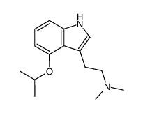 [2-(4-isopropoxy-indol-3-yl)-ethyl]-dimethyl-amine结构式