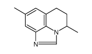 4H-Imidazo[4,5,1-ij]quinoline,5,6-dihydro-4,8-dimethyl-(8CI) Structure