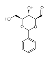 2,4-O-Benzylidene-L-xylose结构式