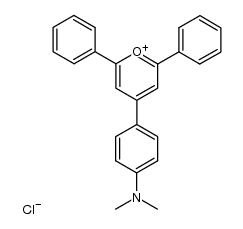 4-(4-dimethylamino-phenyl)-2,6-diphenyl-pyrylium, chloride Structure