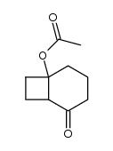 5-oxobicyclo[4.2.0]octan-1-yl acetate Structure