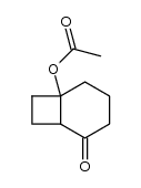 5-oxobicyclo[4.2.0]octan-1-yl acetate结构式