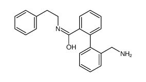 2-[2-(aminomethyl)phenyl]-N-(2-phenylethyl)benzamide Structure