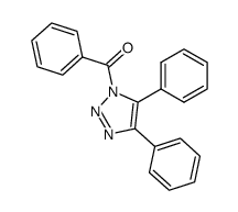 1-Benzoyl-4,5-diphenyl-1H-1,2,3-triazole结构式