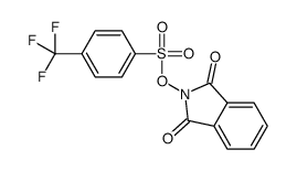 (1,3-dioxoisoindol-2-yl) 4-(trifluoromethyl)benzenesulfonate结构式