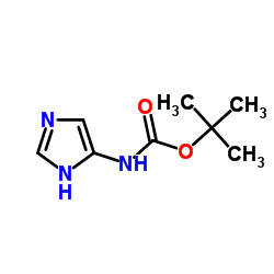 2-Methyl-2-propanyl 1H-imidazol-5-ylcarbamate图片