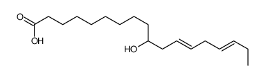 10-hydroxyoctadeca-12,15-dienoic acid结构式