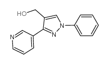 (1-phenyl-3-(pyridin-3-yl)-1h-pyrazol-4-yl)methanol结构式