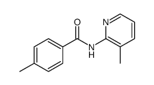 4-Methyl-N-(3-methyl-2-pyridinyl)benzamide结构式