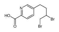 5-(3,4-dibromobutyl)pyridine-2-carboxylic acid结构式