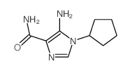 1H-Imidazole-4-carboxamide,5-amino-1-cyclopentyl-结构式