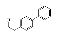 1-(2-chloroethyl)-4-phenylbenzene结构式