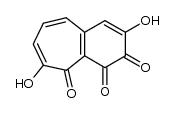 3,8-dihydroxy-benzocycloheptene-1,2,9-trione Structure