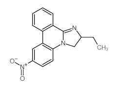 2-ethyl-7-nitro-2,3-dihydroimidazo[1,2-f]phenanthridine结构式