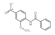 Benzamide,N-(2-methoxy-4-nitrophenyl)-结构式