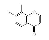 4H-1-Benzopyran-4-one, 7,8-dimethyl-结构式