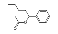 1-phenyl-1-(acetyloxy)pentane Structure