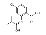 4-chloro-2-(2-methylpropanoylamino)benzoic acid结构式