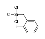 trichloro-[(2-iodophenyl)methyl]silane Structure