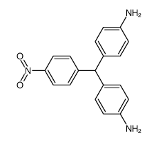4,4'-diamino-4\-nitrotriphenylmethane Structure