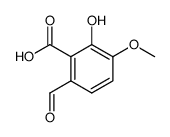 6-formyl-2-hydroxy-3-methoxy-benzoic acid Structure