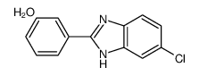 6-chloro-2-phenyl-1H-benzimidazole,hydrate结构式