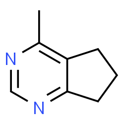 5H-Cyclopentapyrimidine, 6,7-dihydro-4-methyl- (9CI) Structure