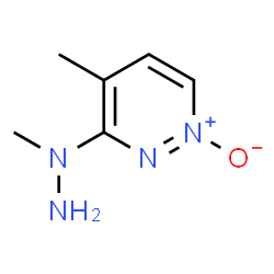Pyridazine,4-methyl-3-(1-methylhydrazino)-,1-oxide (9CI) structure