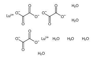lutetium(3+),oxalate,hexahydrate结构式