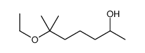 6-ethoxy-6-methylheptan-2-ol结构式