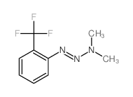 N-methyl-N-[2-(trifluoromethyl)phenyl]diazenyl-methanamine结构式