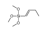 but-1-enyl(trimethoxy)silane结构式