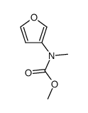 METHYL FURAN-3-YL(METHYL)CARBAMATE Structure