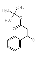 tert-butyl 3-hydroxy-3-phenyl-propanoate Structure