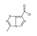Imidazo[1,5-d]-1,2,4-thiadiazole-7-carbonyl chloride, 3-methyl- (9CI)结构式
