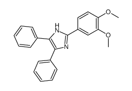 2-(3,4-dimethoxyphenyl)-4,5-diphenyl-1H-imidazole Structure