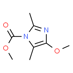 1H-Imidazole-1-carboxylic acid,4-methoxy-2,5-dimethyl-,methyl ester structure