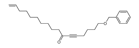 1-benzyloxy-heptadec-16-en-5-yn-7-one结构式