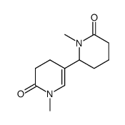 1-methyl-5-(1-methyl-6-oxo-2-piperidinyl)-3,4-dihydro-2-pyridone Structure