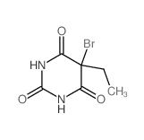 2,4,6(1H,3H,5H)-Pyrimidinetrione,5-bromo-5-ethyl-结构式